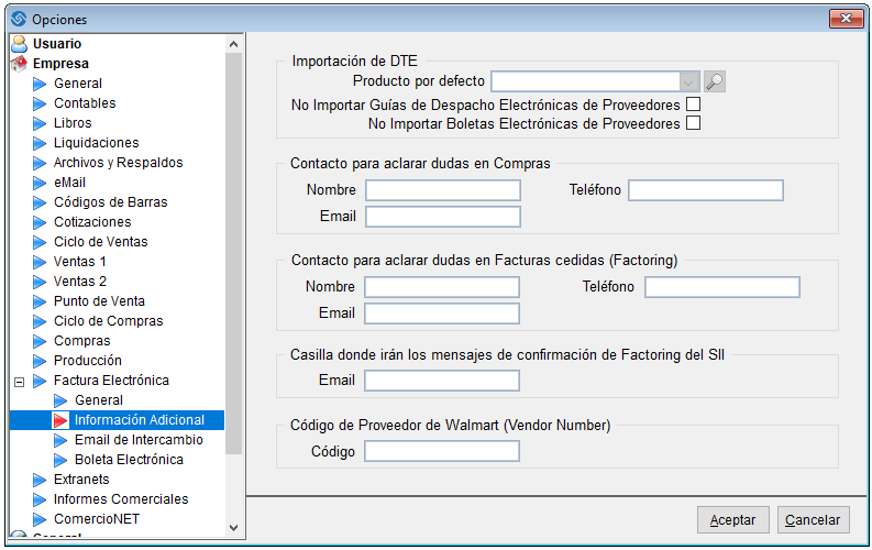 FACTURA INFO ADICIONAL