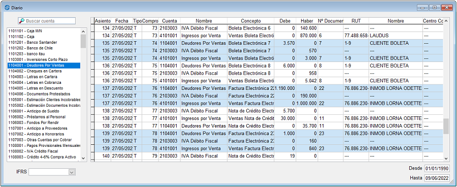 contabilidad diario